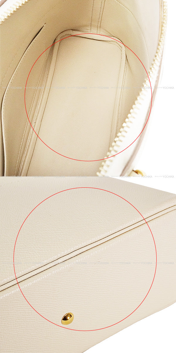 [Pre-loved] HERMES Shoulder bag Bolide27 Craie Veau Epsom Gold HW Stamp Z[LIKE NEW][Authentic]
