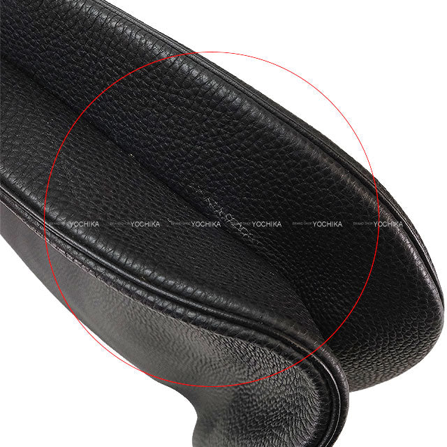 [Pre-loved] HERMES Shoulder bag GAO Noir (Black) Taurillon Clemence Gold HW Stamp □F[USED SA][Authentic]