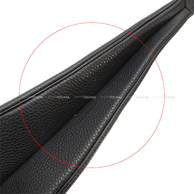 [Pre-loved] HERMES Shoulder bag GAO Noir (Black) Taurillon Clemence Gold HW Stamp □F[USED SA][Authentic]