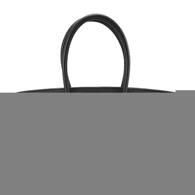 [Pre-loved] HERMES Shoulder bag Shoulder Birkin42 Noir (Black) Veau Togo Silver HW Stamp □K[LIKE NEW][Authentic]