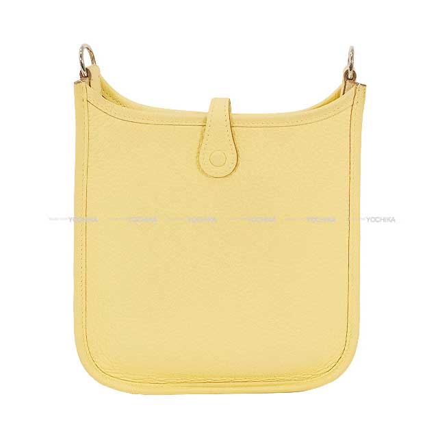 [Pre-loved] HERMES Shoulder bag Evelyne 16 TPM Amazon Jaune Poussin/Craie Taurillon Clemence Silver HW Stamp A[USED A][Authentic]