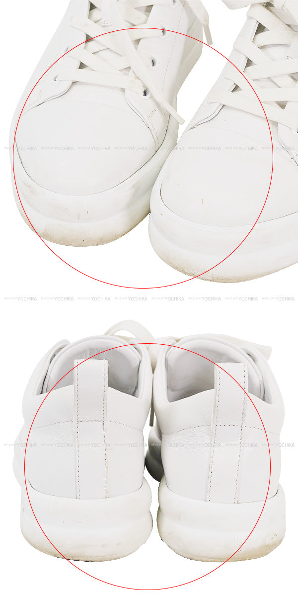 [Pre-loved] HERMES sneakers Happy Blanc (White) Calf #36[USED A][Authentic]
