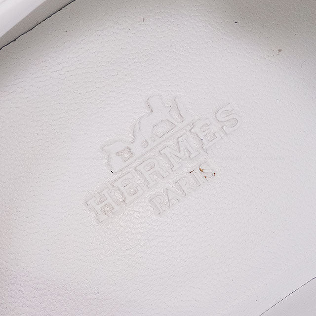 [Pre-loved] HERMES sneakers Happy Blanc (White) Calf #36[USED A][Authentic]