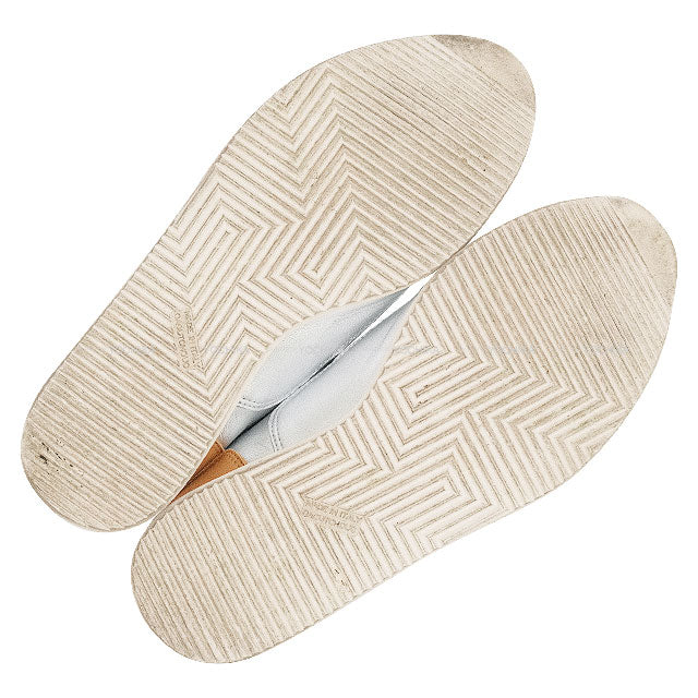 [Pre-loved] HERMES sneakers Quicker Quick Low Cut MetallicSilver/Beige #36[USED A][Authentic]