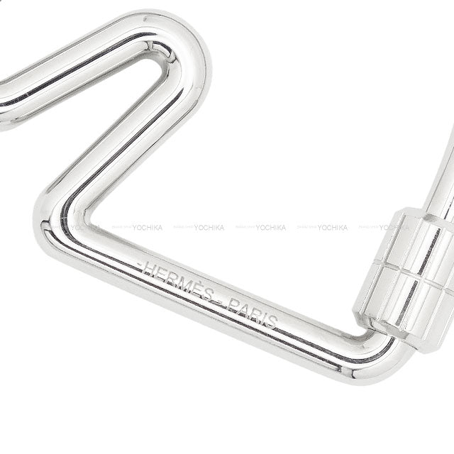 [Pre-loved] HERMES key ring Metal Cheval Horse Silver Palladium plated Silver HW[USED SA][Authentic]