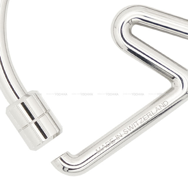 [Pre-loved] HERMES key ring Metal Cheval Horse Silver Palladium plated Silver HW[USED SA][Authentic]