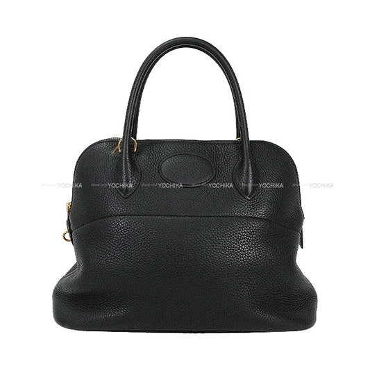 [Pre-loved] HERMES Shoulder bag Bolide31 Noir (Black) Taurillon Clemence Gold HW Stamp Y[USED SA][Authentic]
