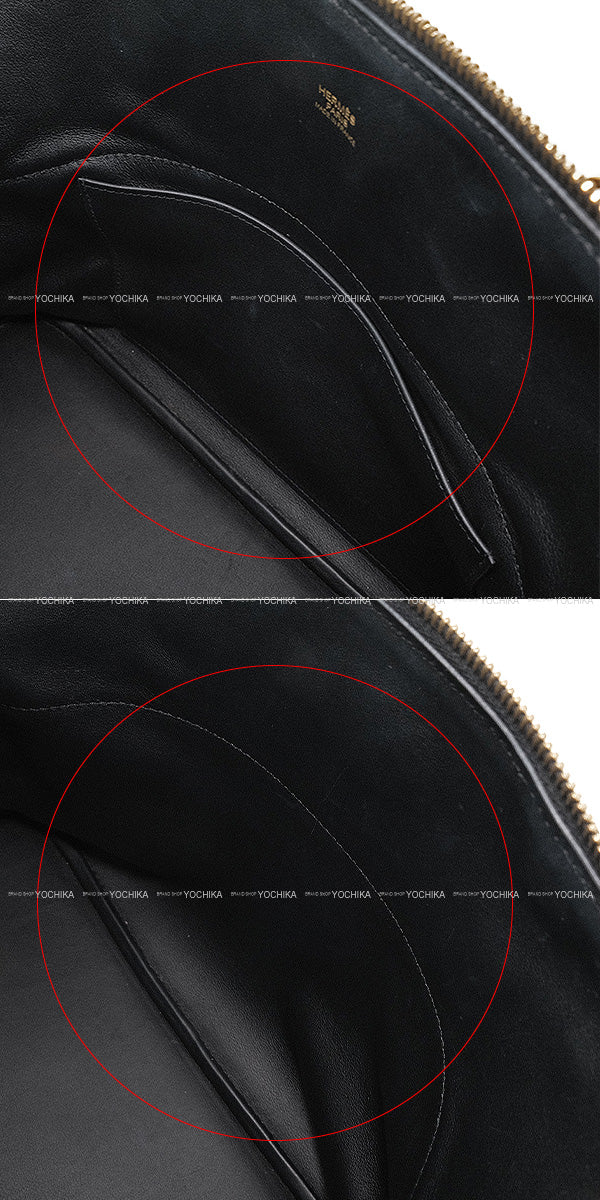 [Pre-loved] HERMES Shoulder bag Bolide31 Noir (Black) Taurillon Clemence Gold HW Stamp Y[USED SA][Authentic]