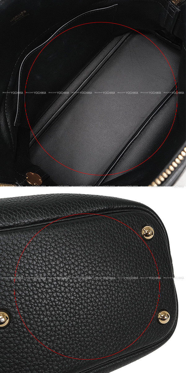 [Pre-loved] HERMES Shoulder bag Bolide31 Noir (Black) Taurillon Clemence Gold HW Stamp Y[USED SA][Authentic]