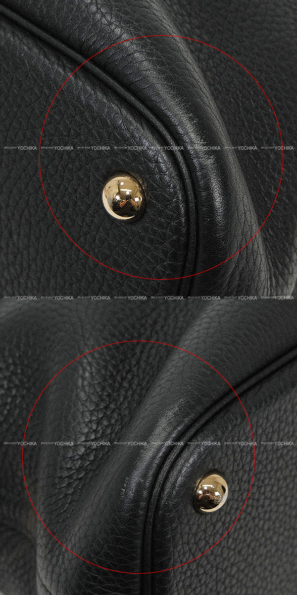 [Pre-loved] HERMES Shoulder bag Bolide31 Noir (Black) Taurillon Clemence Gold HW Stamp Y[USED SA][Authentic]