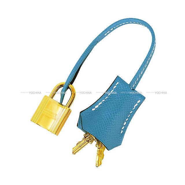 HERMES Shoulder bag Kelly25 Sellier New Bleu Jean Veau Epsom Gold HW Stamp B[EXCELLENT][Authentic]