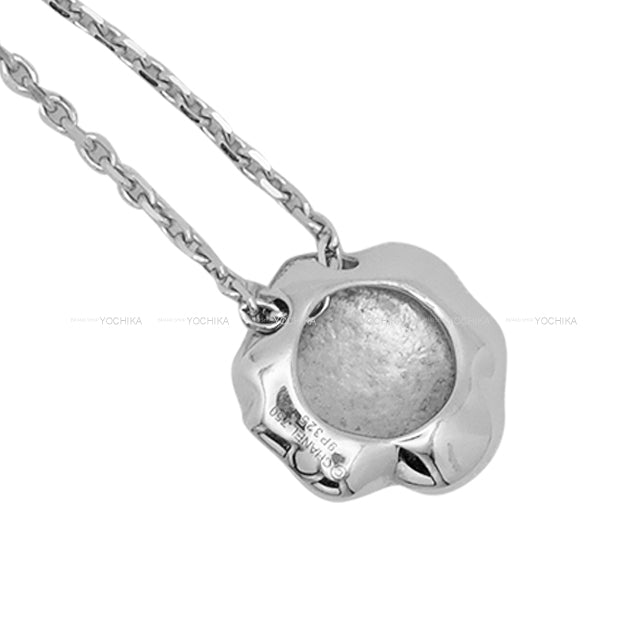 [Pre-loved] CHANEL necklace Camellia Pave K18WG/Diamond[LIKE NEW][Authentic]