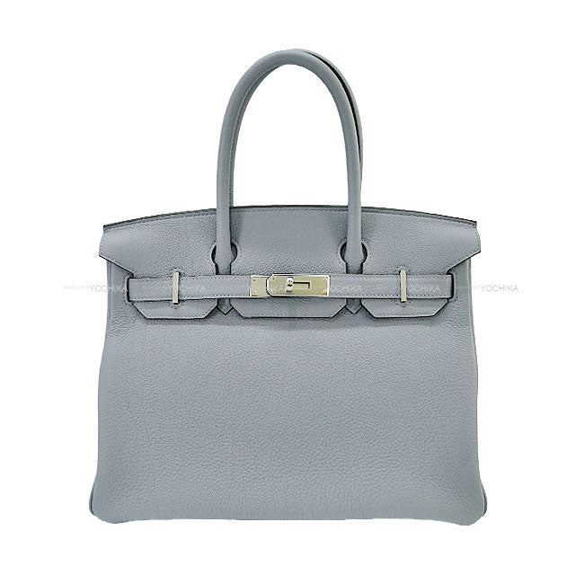 HERMES Handbag Birkin30 Gris Pantin Veau Togo Silver HW Stamp K[BRAND NEW][Authentic]
