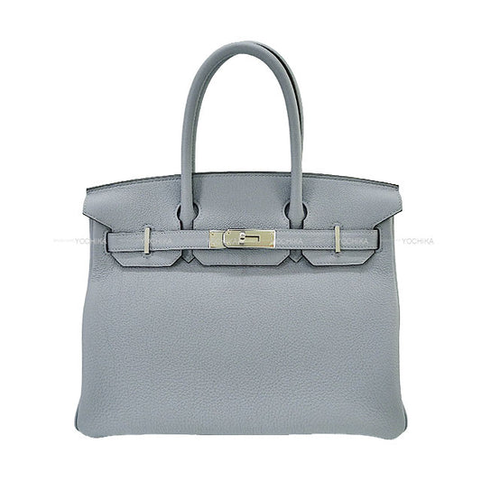 HERMES Handbag Birkin30 Gris Pantin Veau Togo Silver HW Stamp K[BRAND NEW][Authentic]