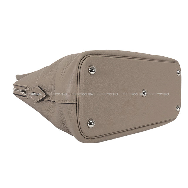 [Pre-loved] HERMES Shoulder bag Bolide31 Gris Tourterelle Taurillon Clemence Silver HW Stamp Y[LIKE NEW][Authentic]