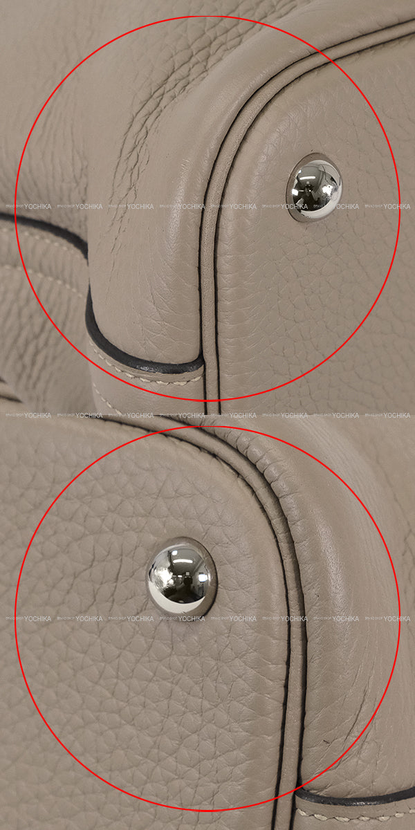 [Pre-loved] HERMES Shoulder bag Bolide31 Gris Tourterelle Taurillon Clemence Silver HW Stamp Y[LIKE NEW][Authentic]