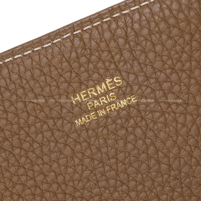 [Pre-loved] HERMES tote bag Double Sens 28 Etoupe/Craie Taurillon Clemence Stamp Z[LIKE NEW][Authentic]