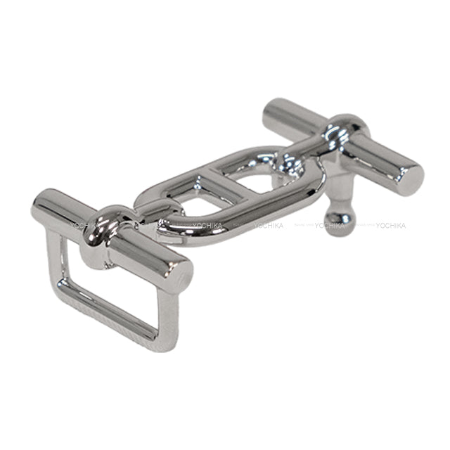 HERMES belt Belt Ankle Buckle Sur Mer 13mm Noir (Black)/Gold Veau Swift/Veau Epsom #75 Silver HW Stamp W[EXCELLENT][Authentic]