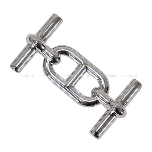 HERMES belt Belt Ankle Buckle Sur Mer 13mm Noir (Black)/Gold Veau Swift/Veau Epsom #75 Silver HW Stamp W[EXCELLENT][Authentic]