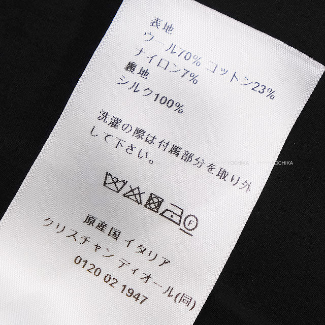 [Pre-loved] Dior Vests Sleeveless Short Blazer Noir (Black) Wool/Cotton #40 421R39A1761[LIKE NEW][Authentic]