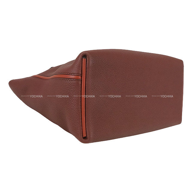 [Pre-loved] HERMES Shoulder bag Sac 24/24 29 Bordeaux/Rouge H Veau Togo/Veau Swift Gold HW Stamp C[LIKE NEW][Authentic]