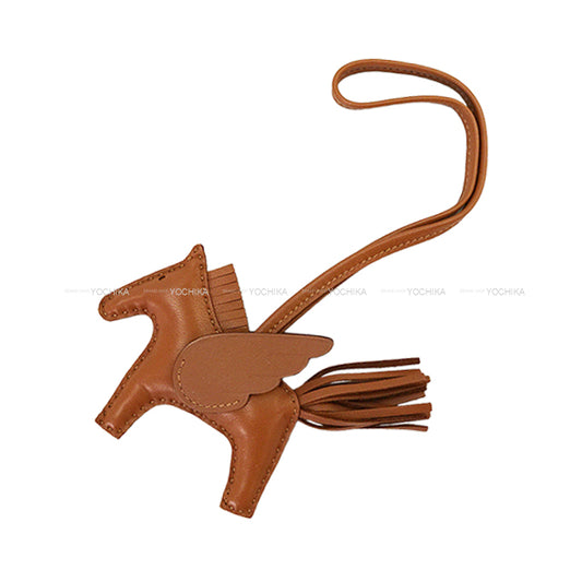 [Pre-loved] HERMES bag charm Rodeo Pegasus PM SO GOLD Gold Agneau Milo Stamp B[LIKE NEW][Authentic]