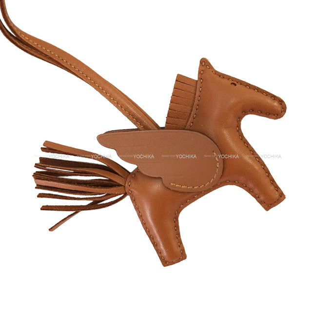 [Pre-loved] HERMES bag charm Rodeo Pegasus PM SO GOLD Gold Agneau Milo Stamp B[LIKE NEW][Authentic]