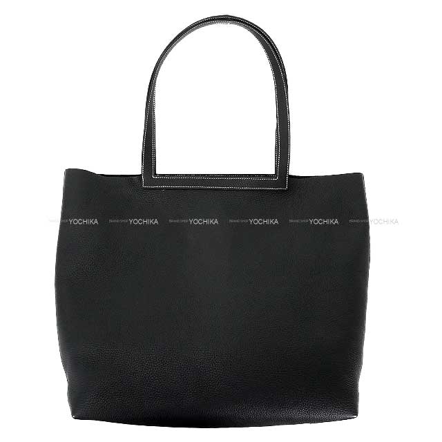 [Pre-loved] HERMES tote bag Cabasellier 46 Noir (Black) Taurillon Clemence Stamp Z[LIKE NEW][Authentic]