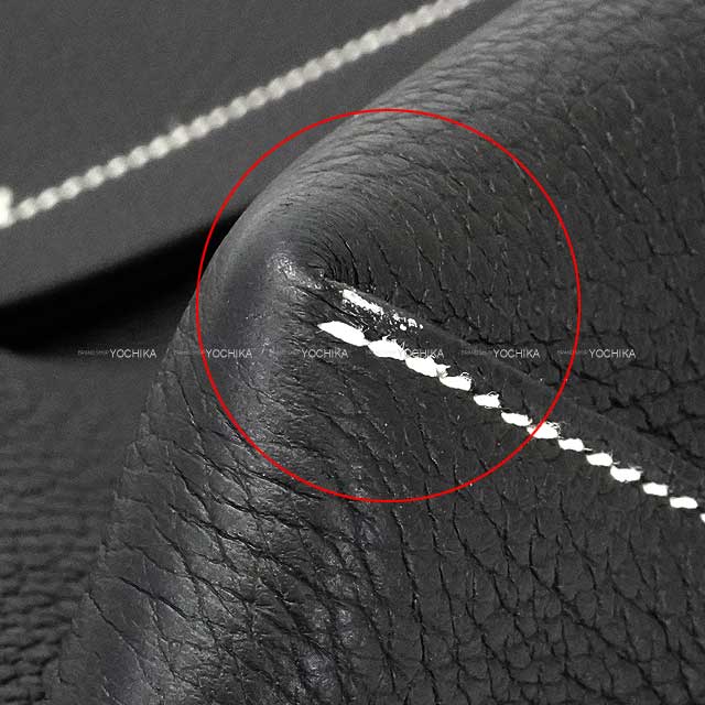 [Pre-loved] HERMES tote bag Cabasellier 46 Noir (Black) Taurillon Clemence Stamp Z[LIKE NEW][Authentic]
