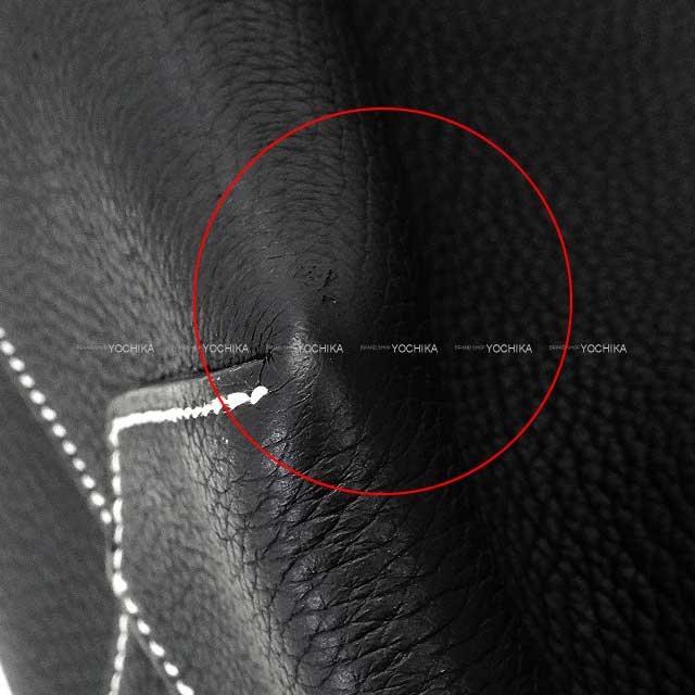 [Pre-loved] HERMES tote bag Cabasellier 46 Noir (Black) Taurillon Clemence Stamp Z[LIKE NEW][Authentic]