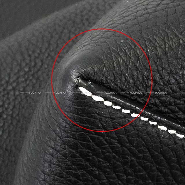 [Pre-loved] HERMES tote bag Cabasellier 46 Noir (Black) Taurillon Clemence Stamp Z[LIKE NEW][Authentic]