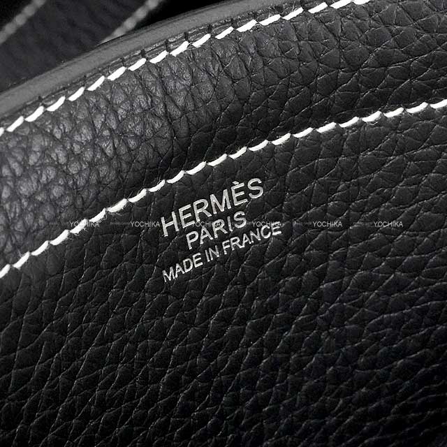 [Pre-loved] HERMES tote bag Cabasellier 46 Noir (Black) Taurillon Clemence Stamp Z[LIKE NEW][Authentic]