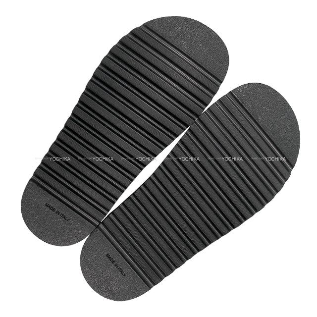 CHANEL sandals Sports Logo COCO Mark Matelasse Noir (Black)/Blanc (White) Lambskin #36c Gold HW G38880[EXCELLENT][Authentic]