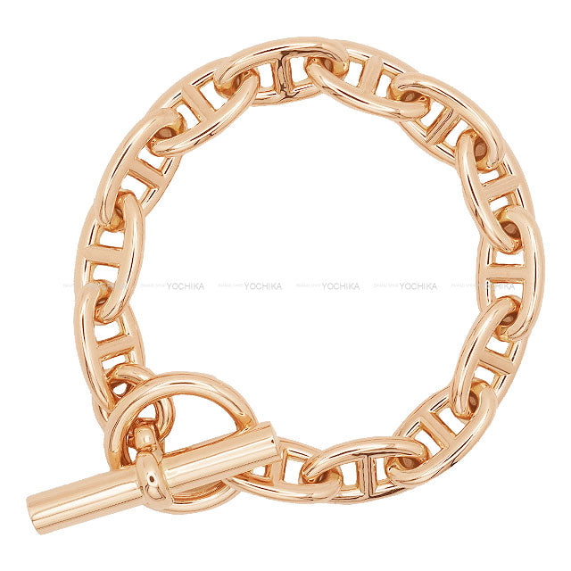 HERMES bracelet Chaine D'ancre GM 13 Links K18PG[EXCELLENT][Authentic]