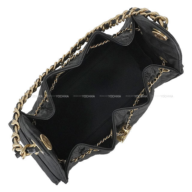 2025AW CHANEL Shoulder bag CHANEL25 Matelasse Small Chain Noir (Black) Canvas Mat Gold HW AS5293[BRAND NEW][Authentic]