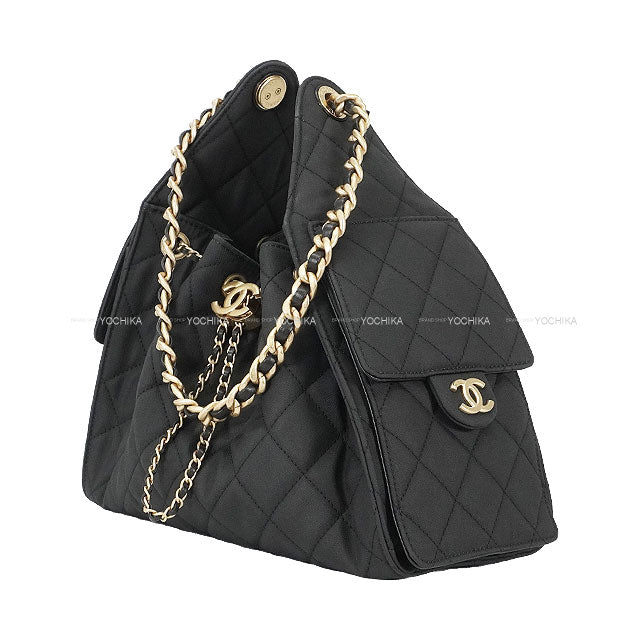 2025AW CHANEL Shoulder bag CHANEL25 Matelasse Small Chain Noir (Black) Canvas Mat Gold HW AS5293[BRAND NEW][Authentic]