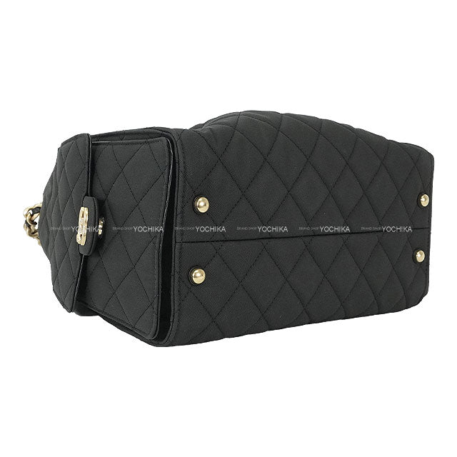 2025AW CHANEL Shoulder bag CHANEL25 Matelasse Small Chain Noir (Black) Canvas Mat Gold HW AS5293[BRAND NEW][Authentic]