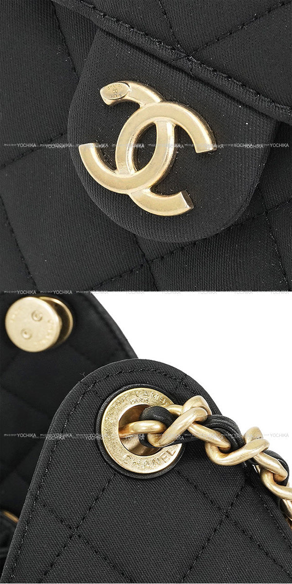 2025AW CHANEL Shoulder bag CHANEL25 Matelasse Small Chain Noir (Black) Canvas Mat Gold HW AS5293[BRAND NEW][Authentic]