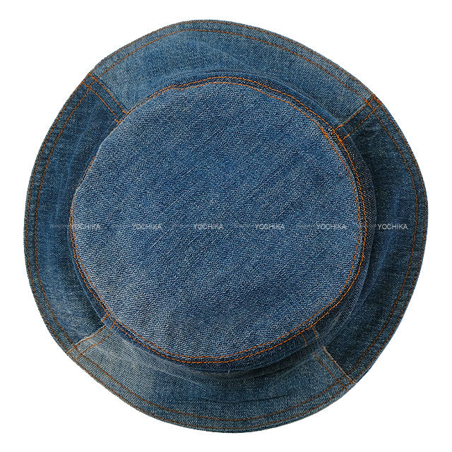Dior hat Bucket Denim Logo Patchwork ＃59 Blue Denim 11DPD923A130[EXCELLENT][Authentic]