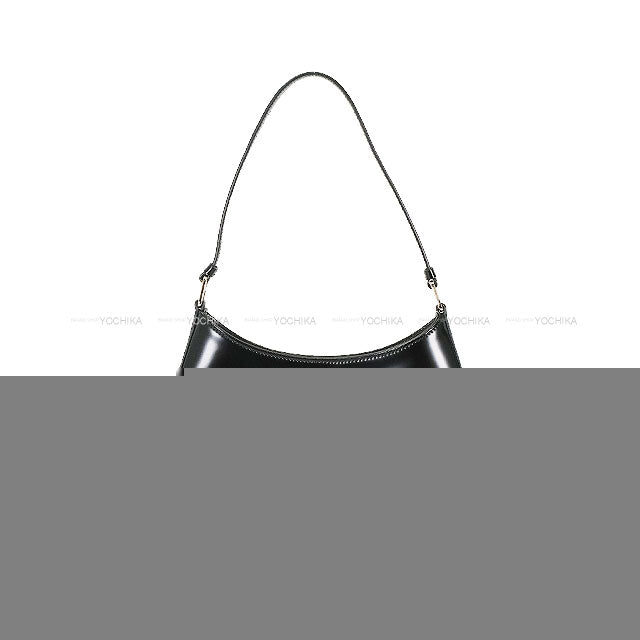 [Pre-loved] PRADA Shoulder bag Cleo Noir (Black) brushed calfskin Silver HW 1BC499[LIKE NEW][Authentic]