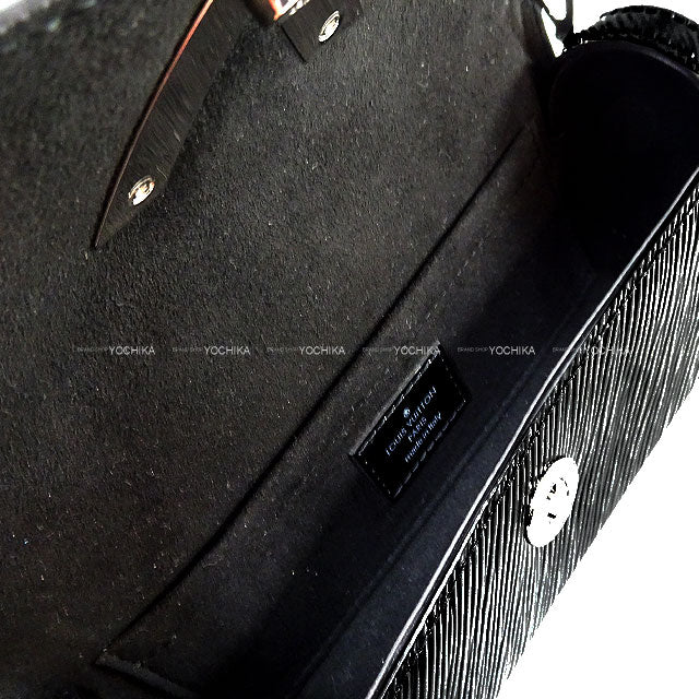 LOUIS VUITTON Shoulder bag Night Box Clutch Noir (Black) Epi Electric/Swarovski Crystal Silver HW M51587[EXCELLENT][Authentic]