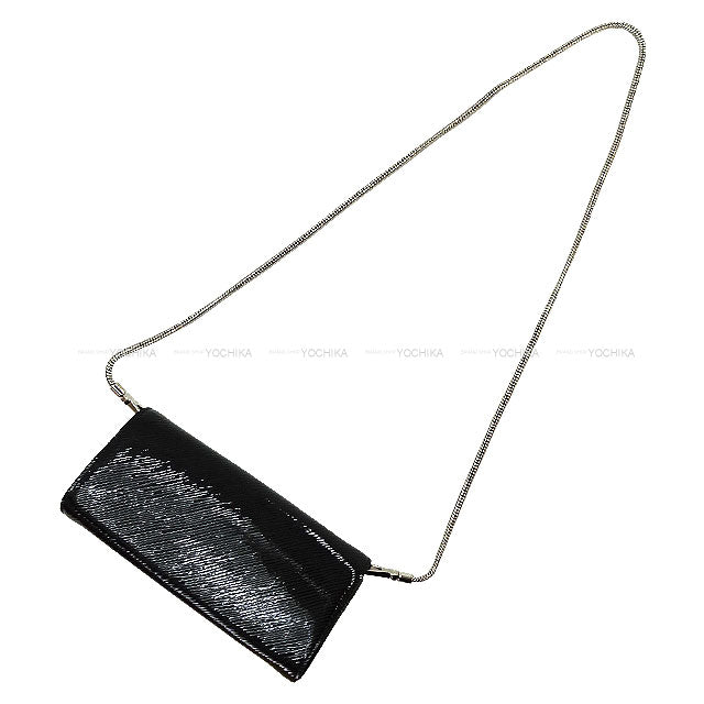 LOUIS VUITTON Shoulder bag Night Box Clutch Noir (Black) Epi Electric/Swarovski Crystal Silver HW M51587[EXCELLENT][Authentic]