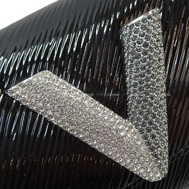 LOUIS VUITTON Shoulder bag Night Box Clutch Noir (Black) Epi Electric/Swarovski Crystal Silver HW M51587[EXCELLENT][Authentic]
