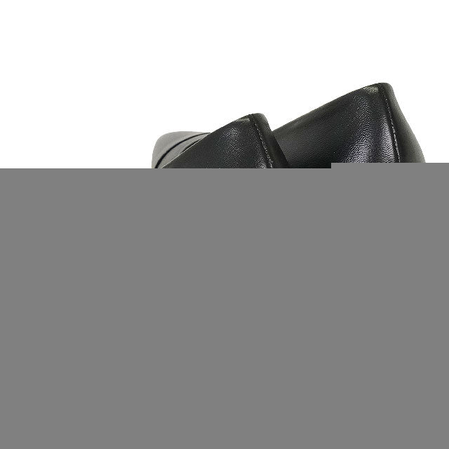 [Pre-loved] CHANEL pumps Heel Coco mark Pearl Noir (Black) Calf #36.5 G29061[LIKE NEW][Authentic]