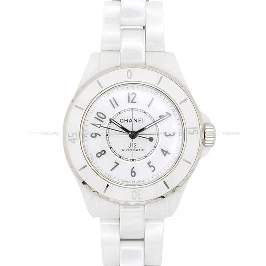 [Pre-loved] CHANEL Watches J12 Caliber 12.2 Blanc (White) Ceramic Silver HW H5699[LIKE NEW][Authentic]