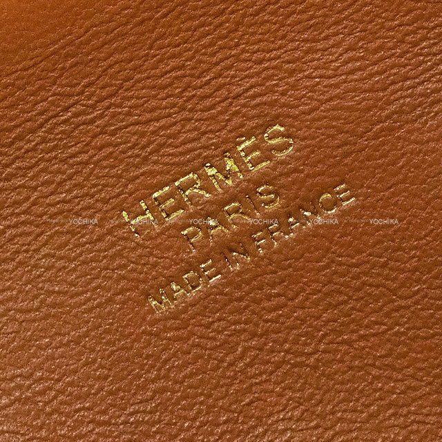 HERMES Shoulder bag Bolide 1923 20 mini Gold Evercolor Gold HW Stamp W[EXCELLENT][Authentic]
