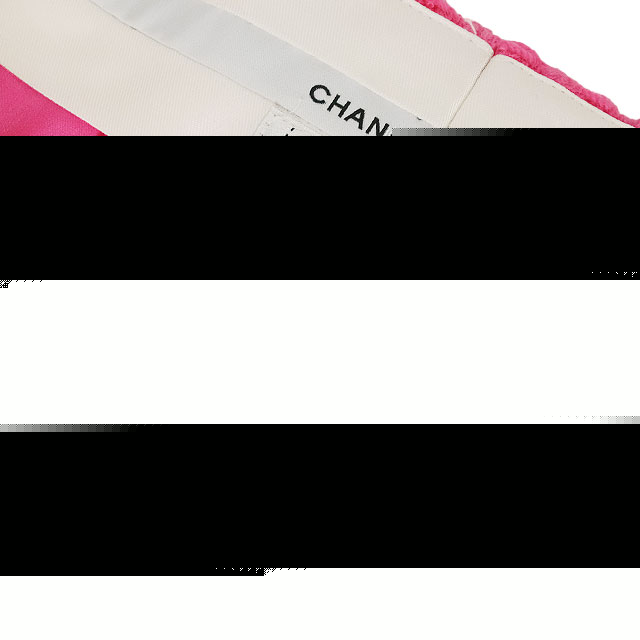 2019 AW Runway CHANEL Pants COCO Buttons tweed check Wide-Leg Pleated Magenta/Pink Wool #38 P62307[EXCELLENT][Authentic]