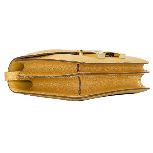 HERMES Shoulder bag Constance 3 18 Miroir New Dore (Metallic Gold) Chevre Chamkila Champagne Gold HW Stamp W[EXCELLENT][Authentic]