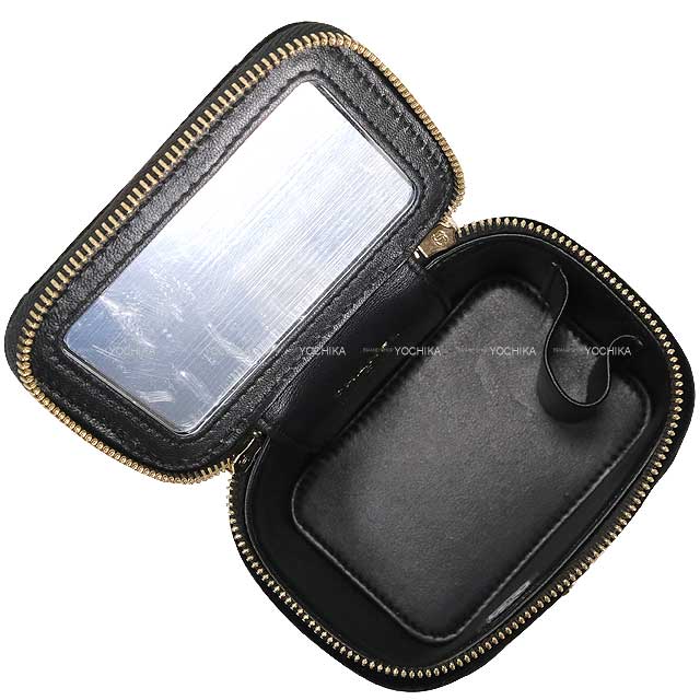 2024-2025 Metiers d'Art Collection CHANEL Shoulder bag Small Vanity Case Matelasse Coco Mark Crystal Ball Adjuster Noir (Black) Velvet Strass Champagne Gold HW AP1447[BRAND NEW][Authentic]