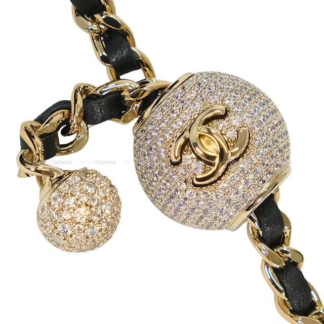 2024-2025 Metiers d'Art Collection CHANEL Shoulder bag Small Vanity Case Matelasse Coco Mark Crystal Ball Adjuster Noir (Black) Velvet Strass Champagne Gold HW AP1447[BRAND NEW][Authentic]